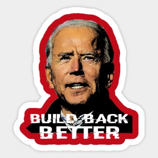 Build Back Better Sticker